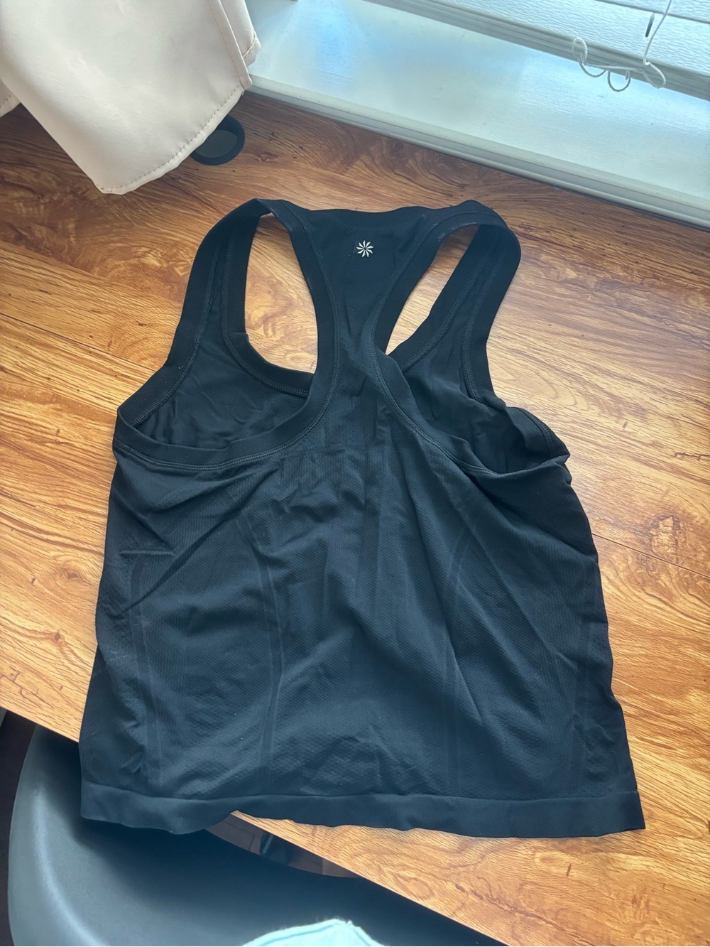 Athleta Black Racerback Athletic Tank
